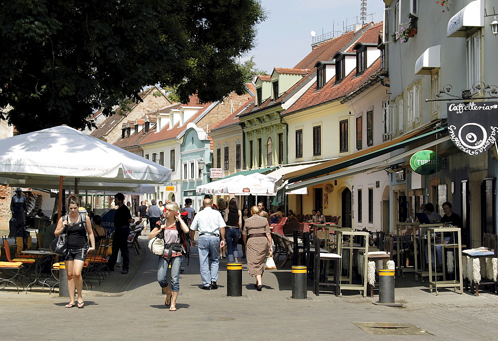 Tkalciceva Ulica, street with cafes and bars