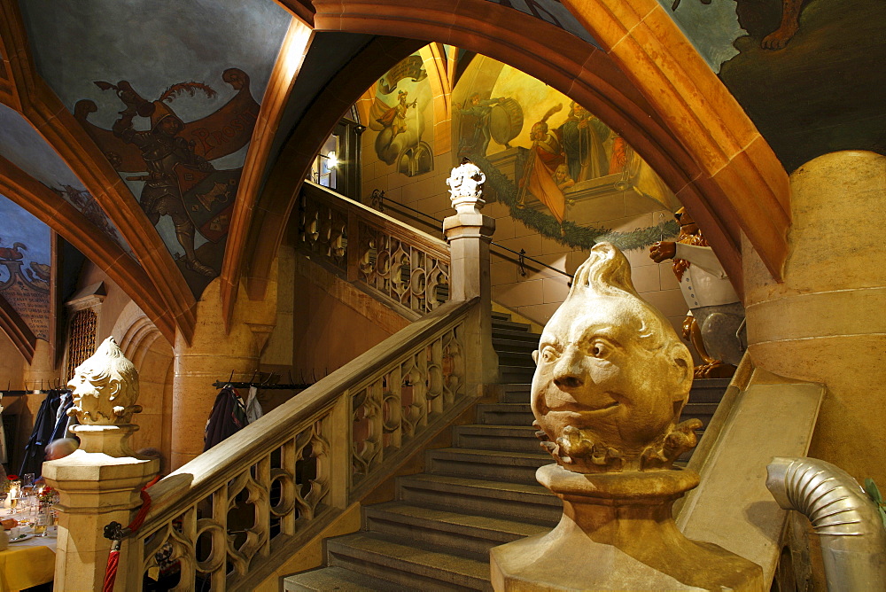 Ratskeller, Neues Rathaus, New Town Hall, Munich, Bavaria, Germany, Europe