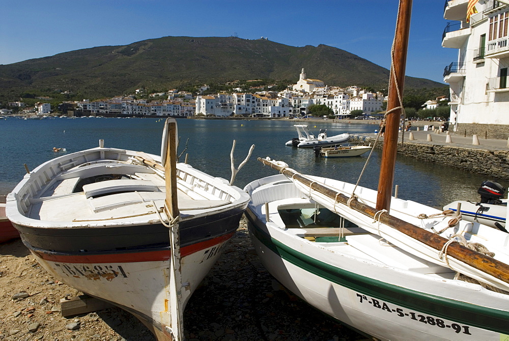 Boats in Cadaques, Girona, Spain