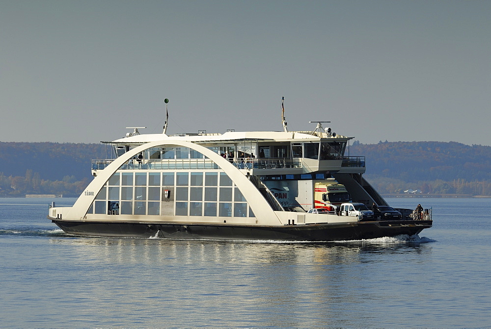 Ferry ship MF Tabor - Baden Wuerttemberg, Germany Europe.