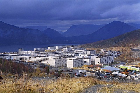 Khibiny mountains are located in Russia in Murmansk area. Kola Peninsula, Russia