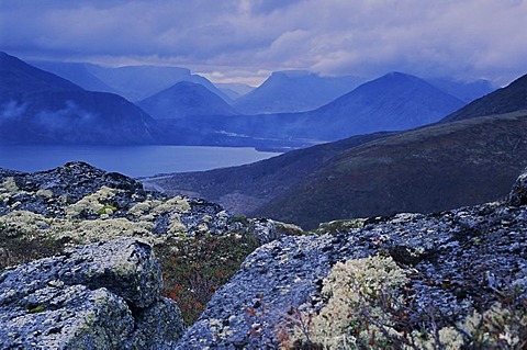 Khibiny mountains are located in Russia in Murmansk area. Kola Peninsula, Russia