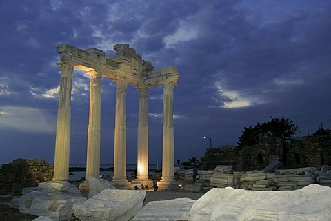 Apollon temple in Side, Turkey.