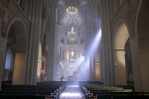 Cathedral of Limburg or Limburger Dom inside, Georgsdom, Hesse, Germany.