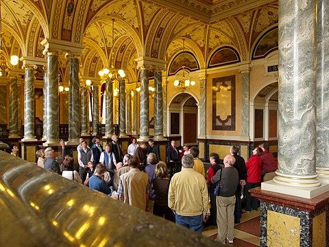 Interior decoration in the Semperoper, Dresden, Saxonia, Germany