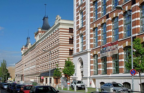 The Elsterpark Leipzig, former colored thread works, is Europe's biggest industry monument from the period of promotion