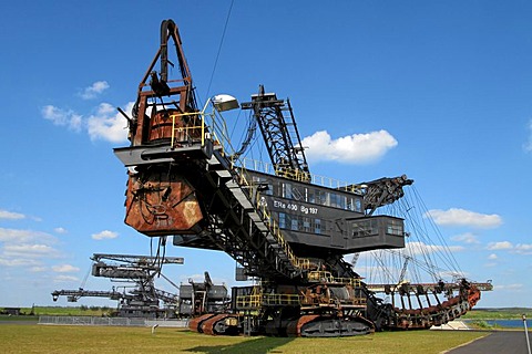 Ferropolis, Industry museum to the brown coal open-cast mining in Germany