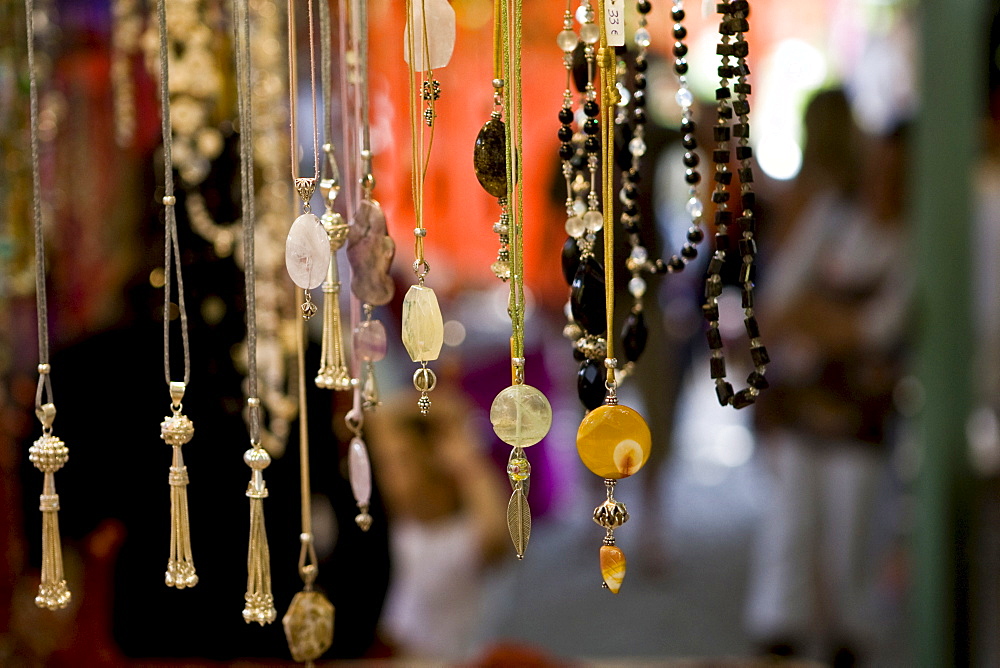 Famous hippie market near Sant Carles (Carlos), trinkets, Ibiza, Baleares, Spain