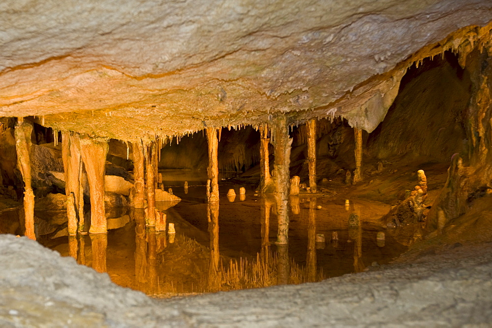 Coca de ca Marca dripstone caves near Sant Miguel, Ibiza, Baleares, Spain