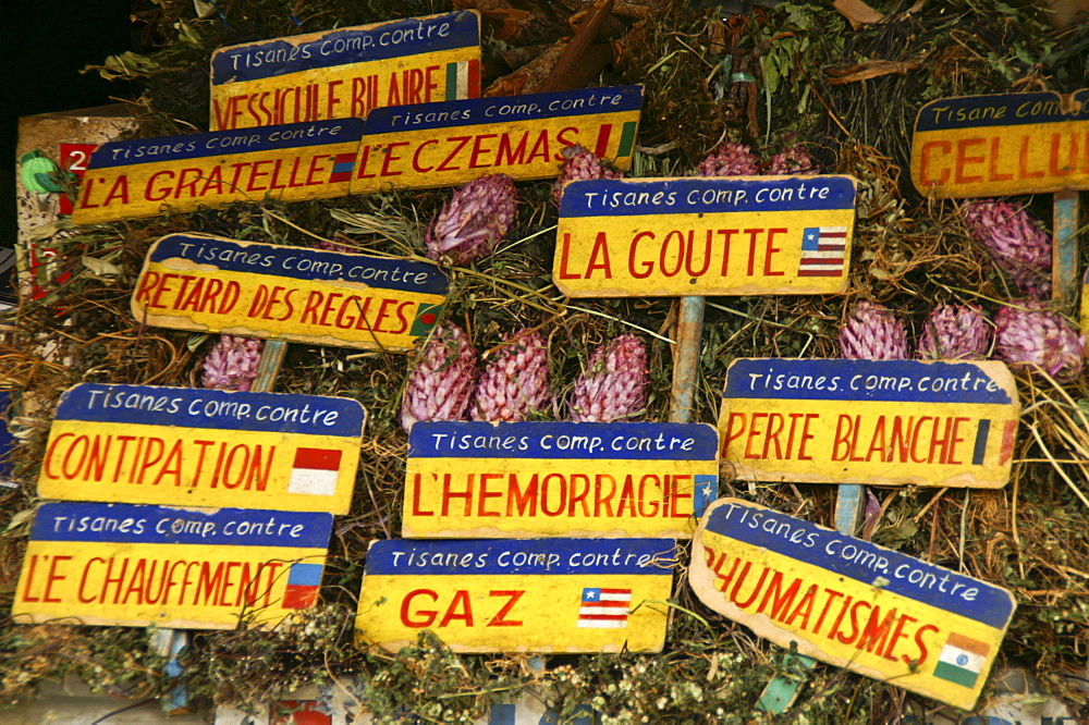 Various kinds of vegetables and fruits at the market of Port Louis, Mauritius, Mascarenes, Indian Ocean