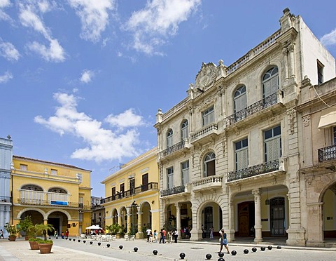 Square, historic district of Havana, Cuba, Caribbean