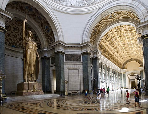 Hall in the Capitol, Capitol El Capitolio, Havana, Cuba, Caribbean