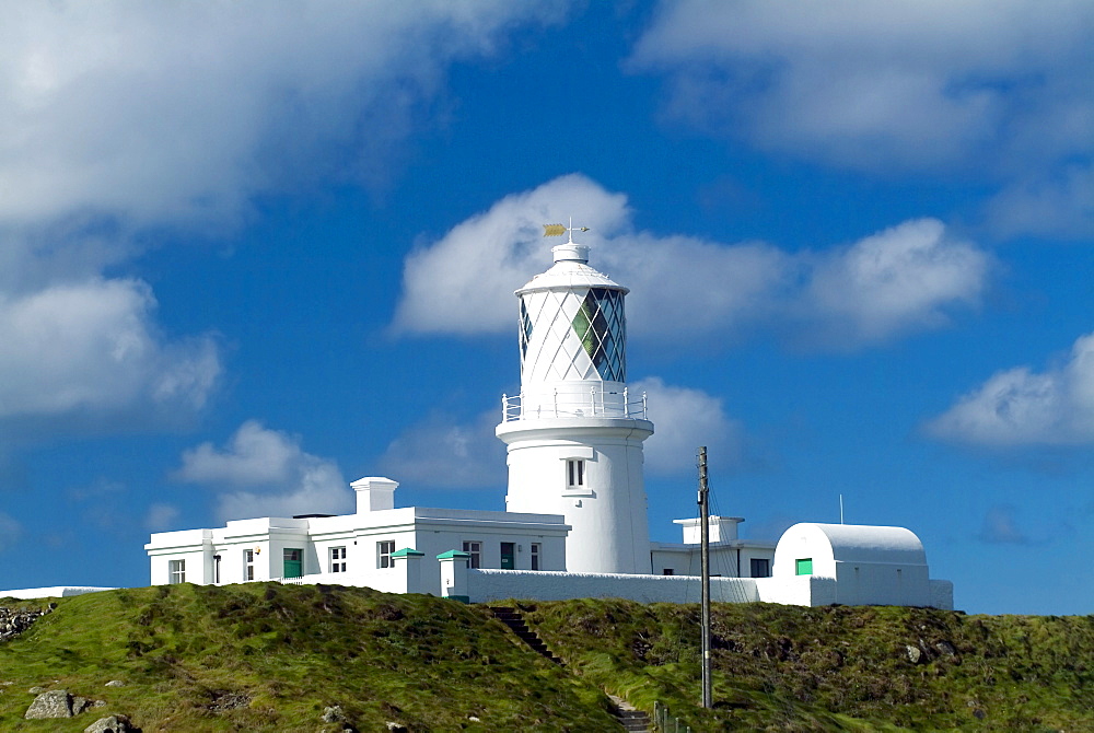 Lighthouse, Strumble Head, Pembrokeshire, Wales, Great Britain