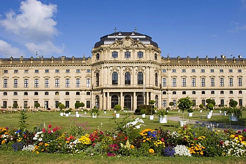 Residence Wurzburg Wuerzburg Franconia Bavaria Germany