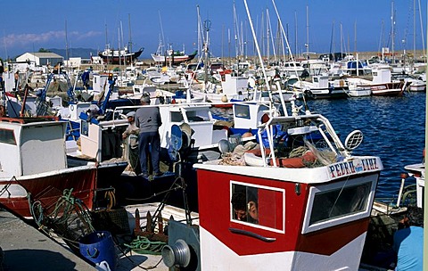 Garrucha fishing harbour Andalucia Almeria Spanien