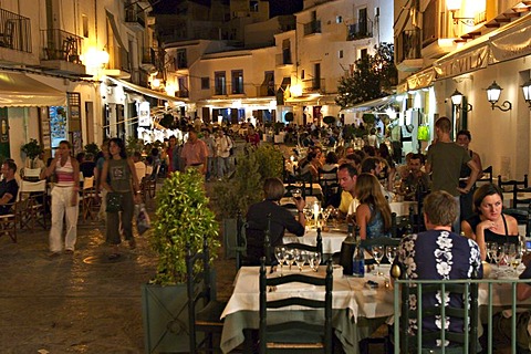 Nightlife in Eivissa - capital of Ibiza