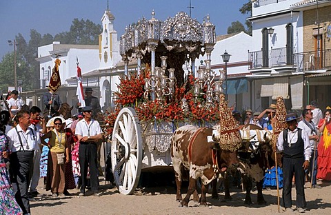 El Rocio El Rocio Romeria pilgrimage Fiesta - Costa de la Luz Andalusia Province Huelva Spain