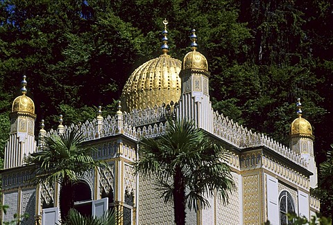 Moorish Kiosk in Linderhof castle Upper Bavaria Germany