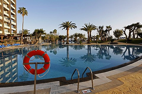 Hotel Sol Gorriones , pool lifebelt , Jandia , Fuerteventura , Canary Islands