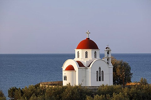 Church in Nea Mirtos, Southern Crete, Greece