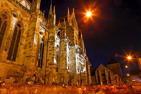 St Peter cathedral, festivity, Regensburg, Upper Palatinate, Bavaria, Germany