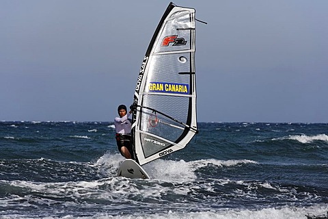 Windsurfer, Pozo Izquierdo, Gran Canaria, Spain