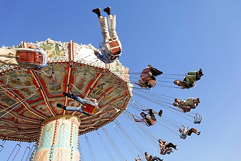 Chairoplane, Oktoberfest, Munich beer festival, Bavaria, Germany