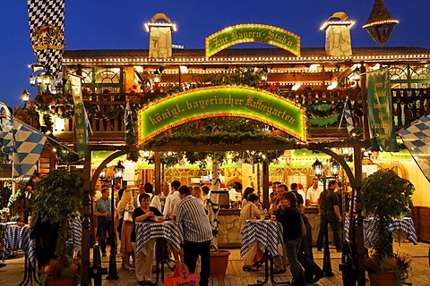 Oktoberfest, koenigl. bayerischer Kaffeegarten, Munich beer festival, Bavaria, Germany