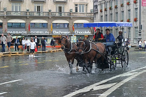 Flooding in Lucerne, Switzerland.