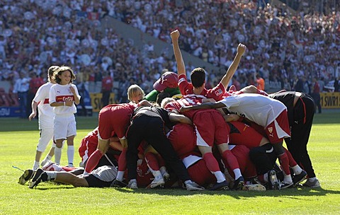 VfB Stuttgart Champion Bundesliga 2007, Stuttgart, Baden-Wuerttemberg, Germany