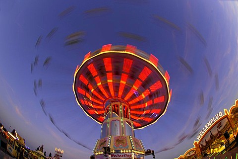 Chairoplane on fun fair