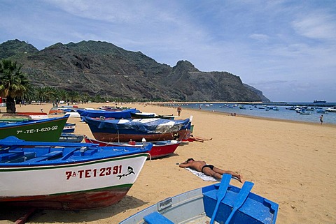 Playa de las Teresitas, San Andres, Tenerife, Canary Islands, Spain