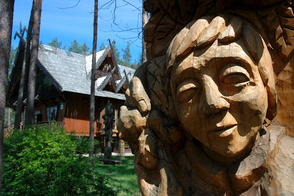 Woodcarving, Druskininkai, Dzukija, Lithuania