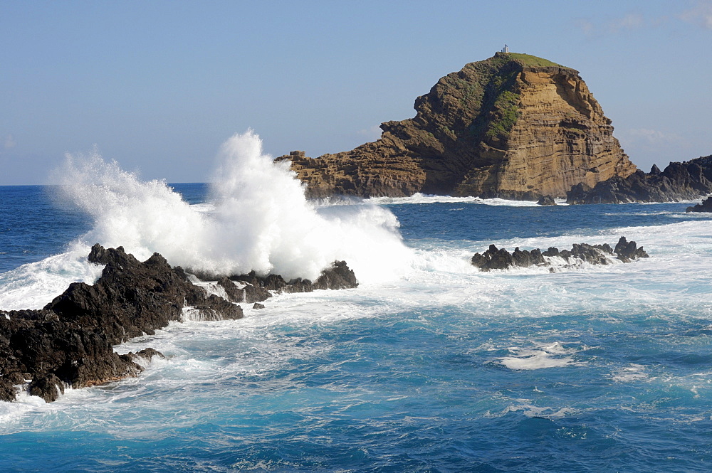 Coastline, Porto Moniz, Madeira, Portugal, Atlantic Ocean