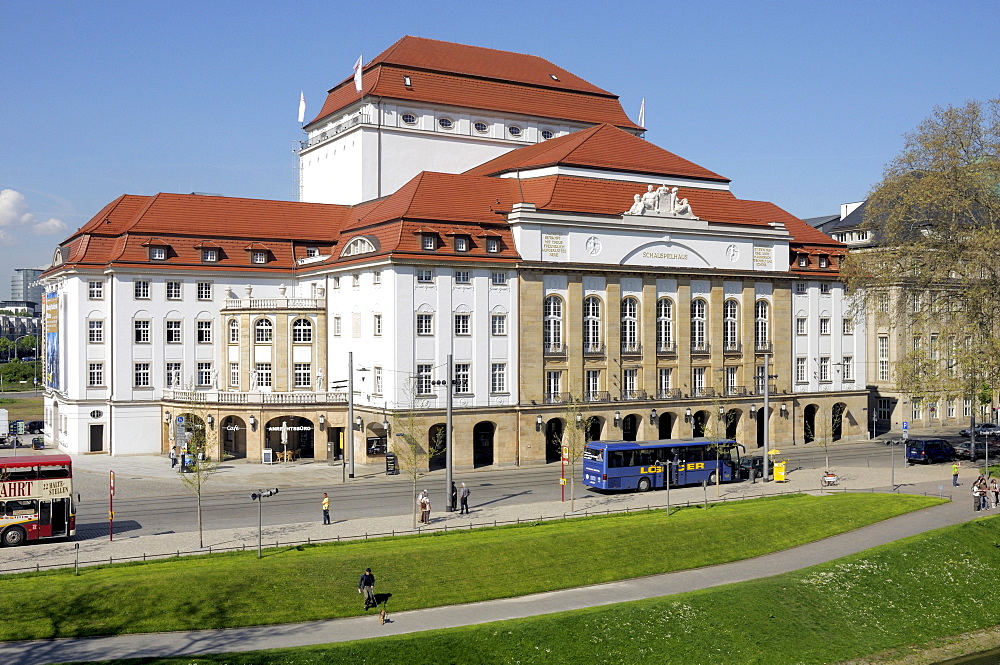 Schauspielhaus, theatre, Dresden, Saxony, Germany, Europe