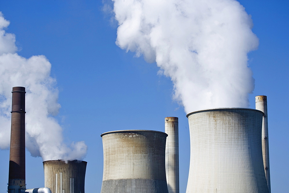 Coal power plant, Weissweiler, Aachen, North-Rhine Westphalia, Germany