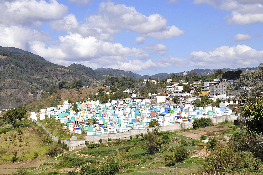 Mayan cemetery, Solola, Guatemala, Central America