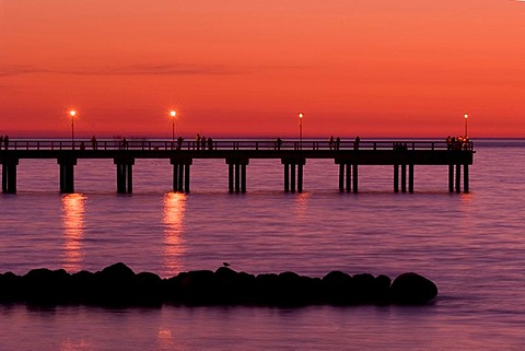 Old pier in Palange, Lithuania