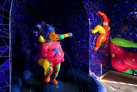 The historical Grotto at the Herrenhaeuser Gaerten near hanover, redesigned by Niki de Saint Phalle for EXPO 2000 hanover lower saxony germany