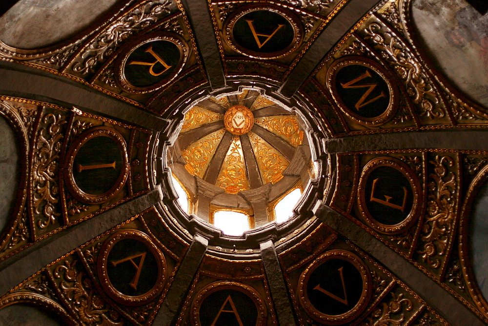 Cupola of monastery Lluc, Majorca, Spain, Europe