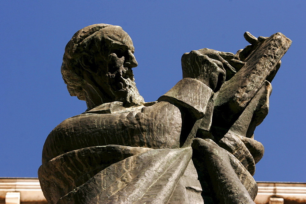 Memorial by Ivan Meoetrovic in honor of Marko Marulic in Split, Split, Croatia, Europe