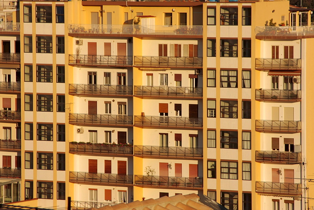 Apartment block in Cagliari, Sardinia, Italy, Europe