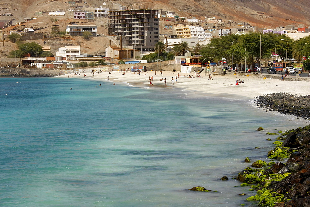 Laginha Beach, Mindelo, Sao Vicente Island, Cape Verde, Africa