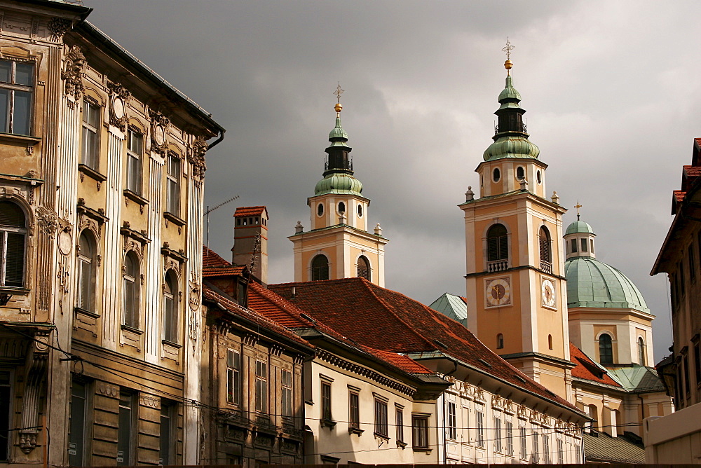 Cathedral in Ljubljana, Slovenia, Europe