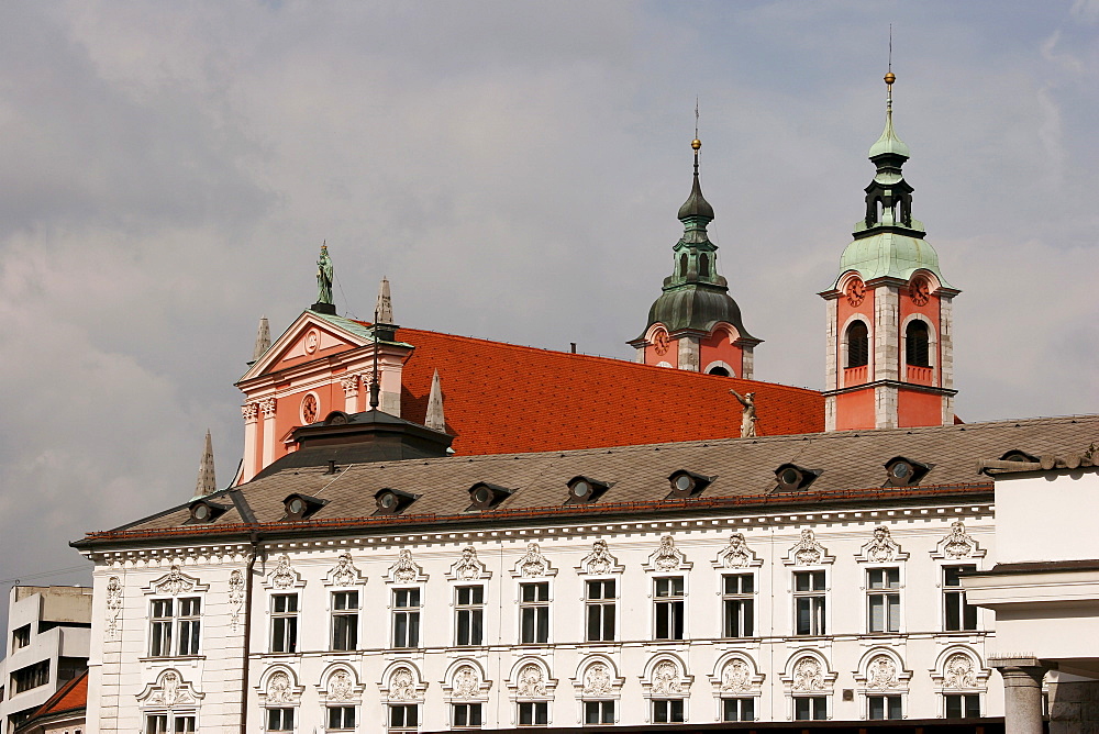 Franciscan Church, Ljubljana, Slovenia, Europe