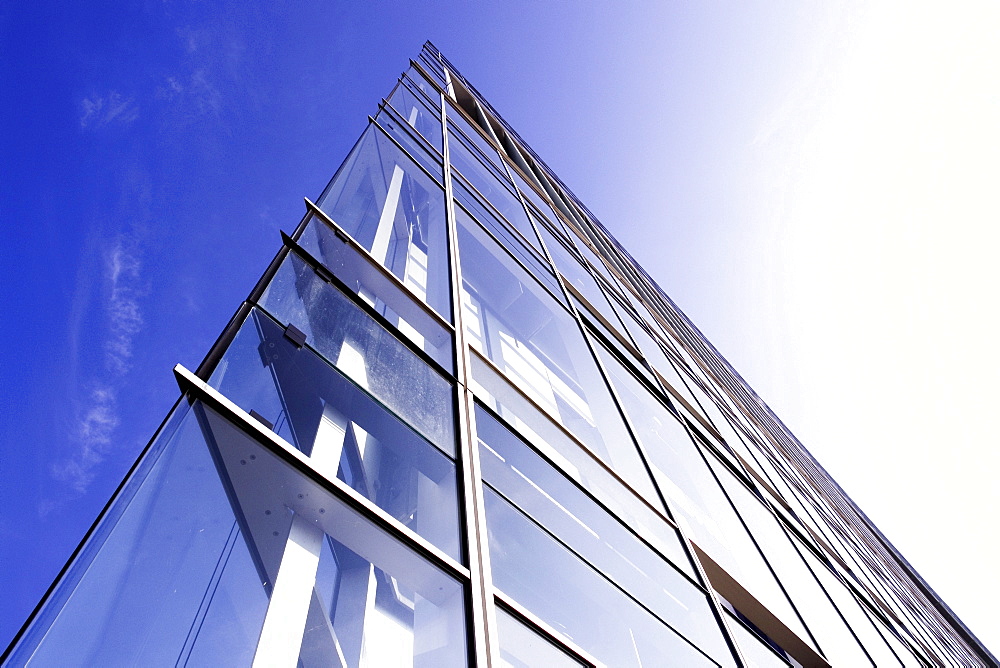 Glass front, Deichtor office building, Hamburg, Germany