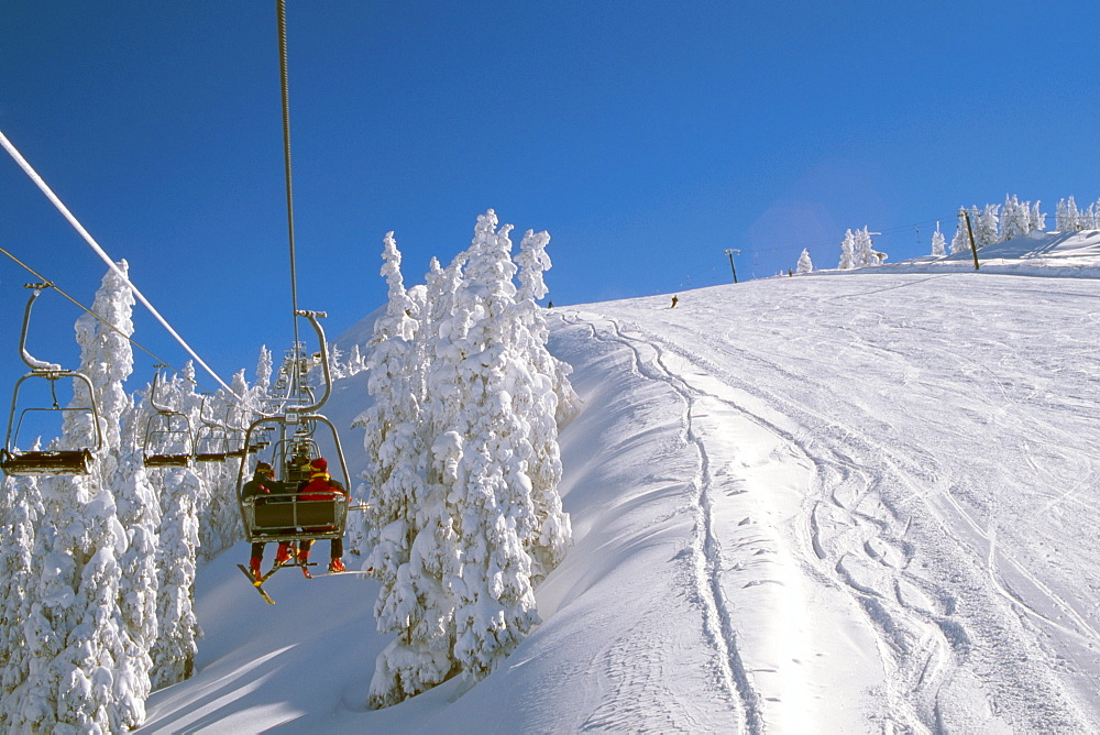 Kellerjoch-Bahn, Keller Pass chair lift, Schwaz, Tyrol, Austria, Europe