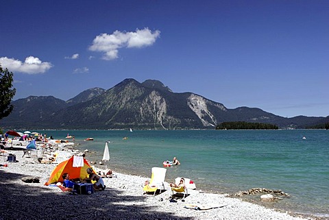 South bank, Walchensee, Upper Bavaria, Germany