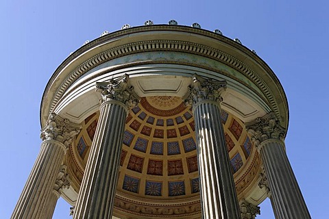 Apollo Temple in the gardens of castle Nymphenburg in Munich, Upper Bavaria, Bavaria, Germany