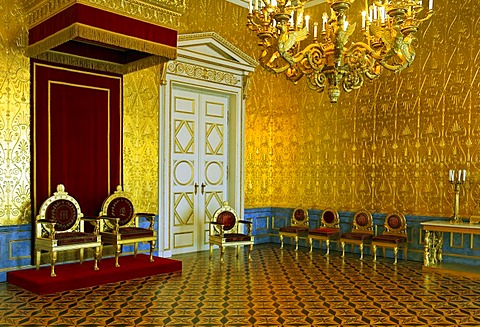 Throne hall of the queen in the Residence Museum, Munich, Upper Bavaria, Bavaria, Germany